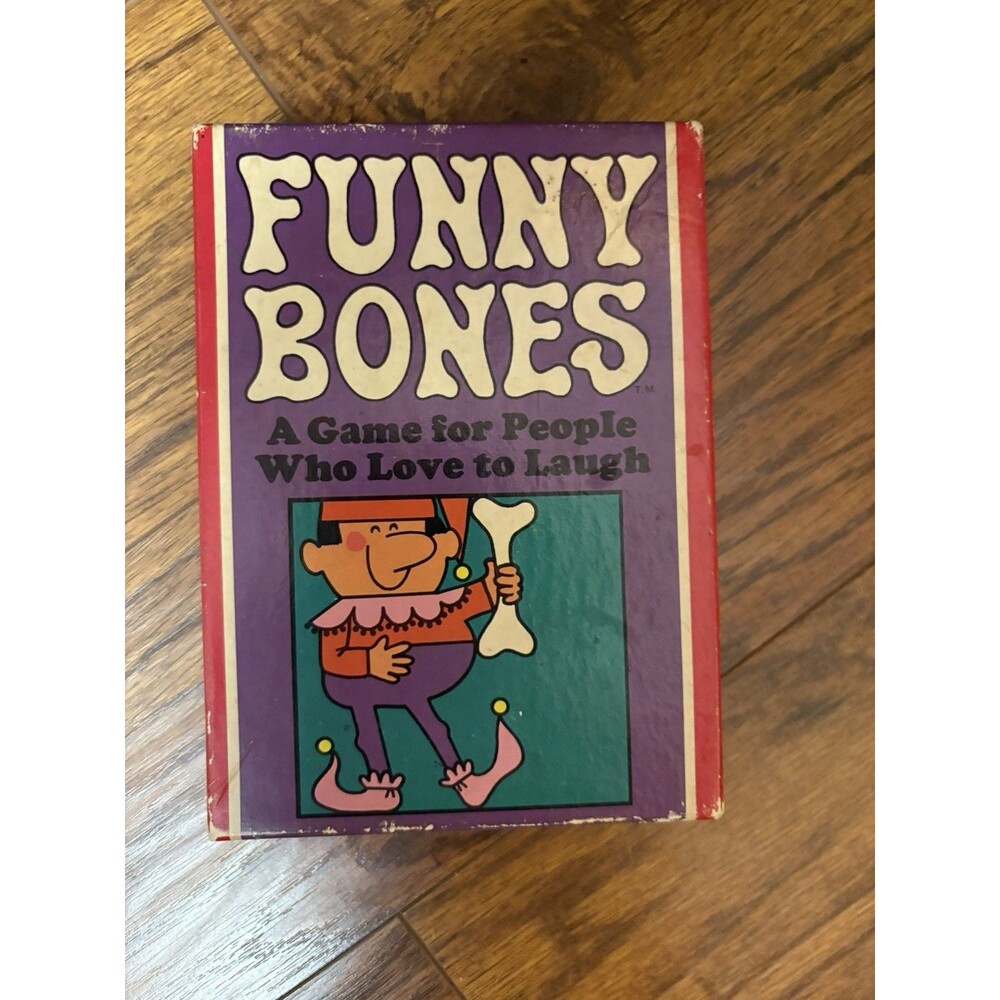 Funny Bones Card Game Vintage 1968 Parker Bros for people who love to laugh G1